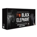 Luvas em nitrilo preto I 8 micras 7 gramas I modelo: Black Elephant I MUNDOGUANTE (pack 100 unidades) - Tamanho XL