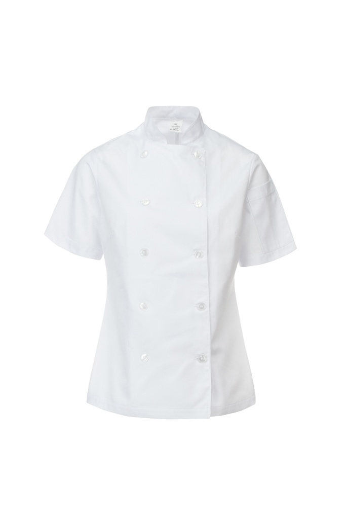 [NAIV002528] JALECA Manga Curta, Senhora, modelo Tuloma (Branco, XS)