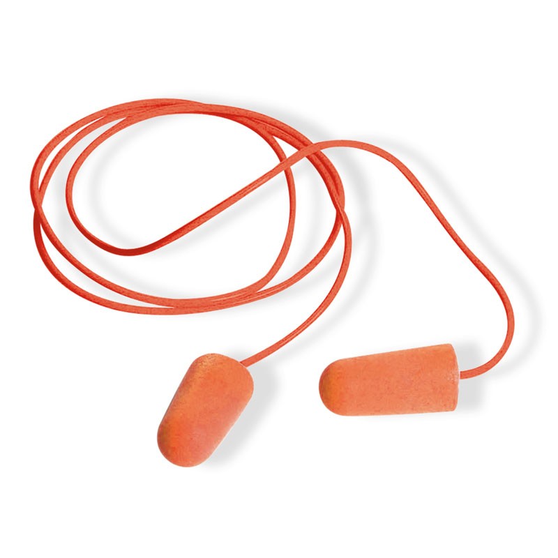 [SAFE008813-82430] Tampões de proteção para ouvidos com fio em bolsa individual I modelo: PINKIE I caixa de 200 pares I SNR 37 DB I SAFETOP