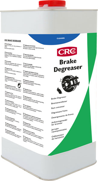 [CRC008901-1032053] Brake Degreaser, 5 litros: Desengordurante solvente para manutenção e revisão de peças de travão I CRC