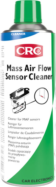 Mass Air Flow Sensor Cleaner, 250 ml: Melhora e restaura o desempenho e a fiabilidade dos sensores de fluxo de ar de massa utilizados nos novos motores de injeção I CRC