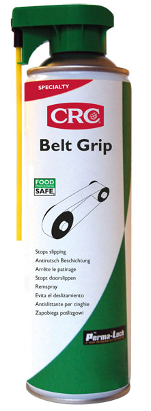 [CRC008970-1031557] Belt Grip, 500 ml: Lubrificante para correias para o setor alimentar permite tensão reduzida da própria I CRC