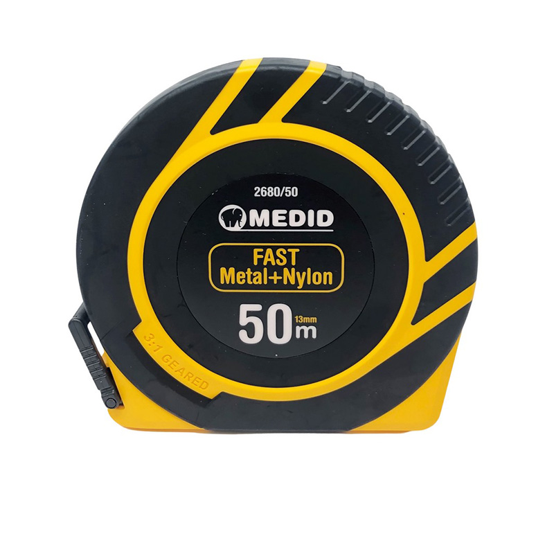 [MEDI008987-268050] Fita métrica FAST de metal + nylon, 50 metros I Classe II I MEDID