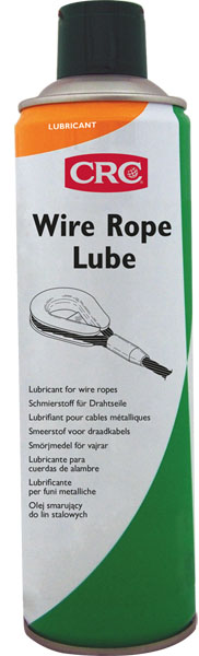[CRC009010-1031400] Wire Rope Lube 500Ml: Proteção e lubrificação para cabos de aço, cremalheiras e pinhões I CRC