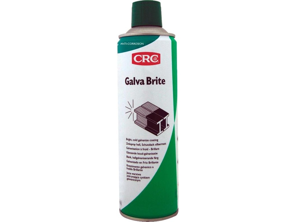 [CRC009143-1030620] Galva Brite, 500ml: Revestimento de zinco- alumínio  que corresponde a aço galvanizado I CRC