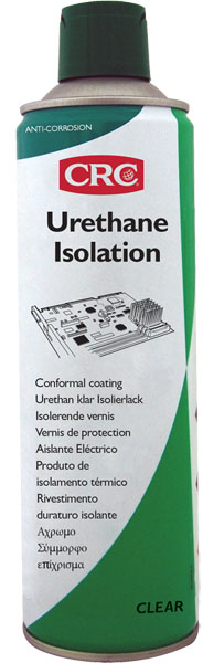 [CRC009155-1031633] Urethane Isolation Clear, 250ml: Verniz flexível veda a humidade nos componentes eléctricos I CRC