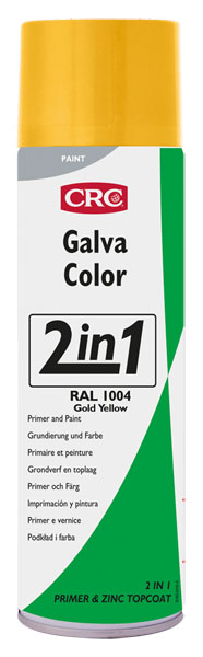 [CRC009159-1030359] GALVACOLOR 1004 amarelo, 500ML: Primário de fosfato de zinco 2 em 1 e tinta semibrilhante  I CRC