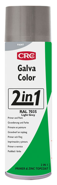 [CRC009166-1031266] Galvacolor 7035 cinza claro, 500ml: Primário de fosfato de zinco 2 em 1 semibrilhante I CRC