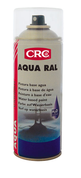 [CRC009211-1031365] AQua Ral, verniz transparente brilhante, 400ml: Tinta de secagem rápida flexivel resistente aos raios UV I CRC