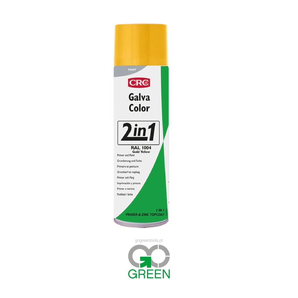 [CRC009314-1030838] Acrylic Paint Amarelo 1004, 400ml: Tinta que protege a superfície e dá cor intensa I CRC