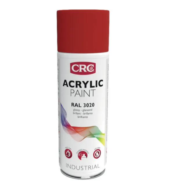 [CRC009331-1031301] Marker Paint 3020 Vermelho, 400ml: Tinta que protege a superfície e dá uma cor intensa I CRC