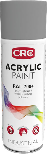 [CRC009349-1031321] Marker Paint 7004 Cinza 400ml: Tinta que protege as superfícies e dá uma cor intensa I CRC