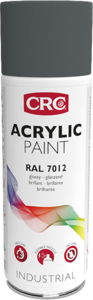 [CRC009350-1032612] Marker Paint 7012 Cinza 400ml: Tinta que protege as superfícies e dá uma cor intensa I CRC