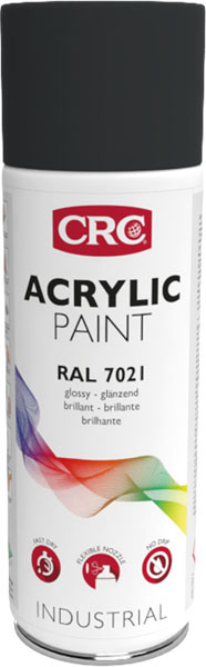 [CRC009352-1030656] Marker Paint 7021 Cinza 400ml: Tinta que protege as superfícies e dá uma cor intensa I CRC