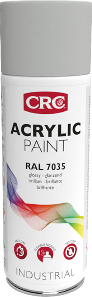 [CRC009355-1030866] Marker Paint 7035 Cinza 400ml: Tinta que protege as superfícies e dá uma cor intensa I CRC