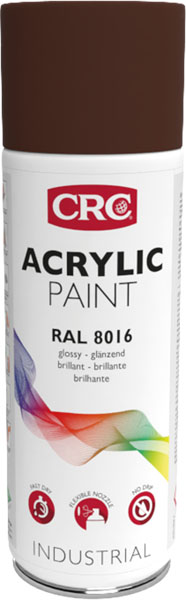 [CRC009358-1031311] Marker Paint 8016 Castanho 400ml: Tinta que protege a superfície e dá uma cor intensa I CRC