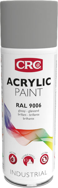 [CRC009363-1030813] Marker Paint 9006 Aluminio 400ml:Tinta que protege a superfície e dá uma cor intensa I CRC