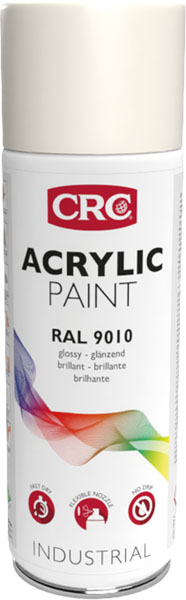 [CRC009364-1030818] Marker Paint 9010 Branco 400ml: Tinta que protege a superfície e dá uma cor intensa I CRC