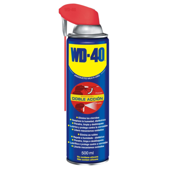 [WD9683] WD-40, 500 ml: Spray de manutenção multiusos para utilização em aplicações de manutenção exigentes e profissionais I Caixa: 6 unidades