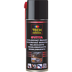 [TECH009687-0340] Spray desbloqueador atiferrugem "SVITA", 400 ml: Limpa, desbloqueia, dissolve ferrugens, lubrifica, protege e  repele a água I Caixa: 12 unidades I TECH